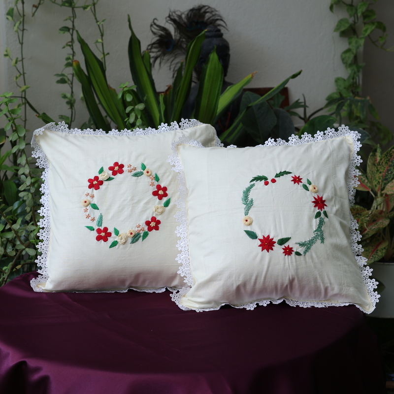 FLORAL WREATHS- SET OF 2